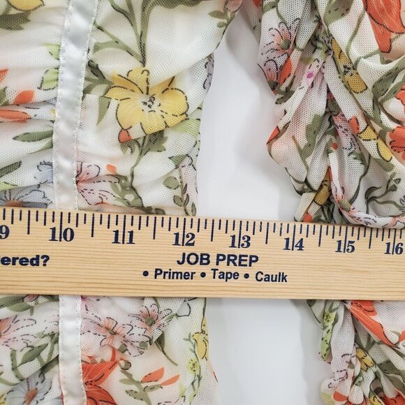 Bump Biddy Maternity Kiara Floral Mini Dress Women Size Large NWT - Picture 12 of 16